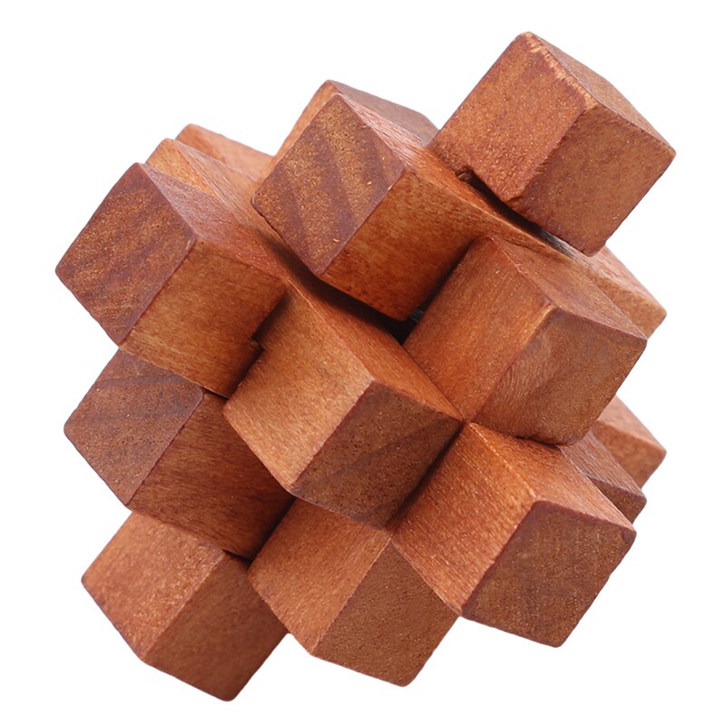 Wooden Brain Teaser Puzzle Set (6 Pieces) by HitMyNeed