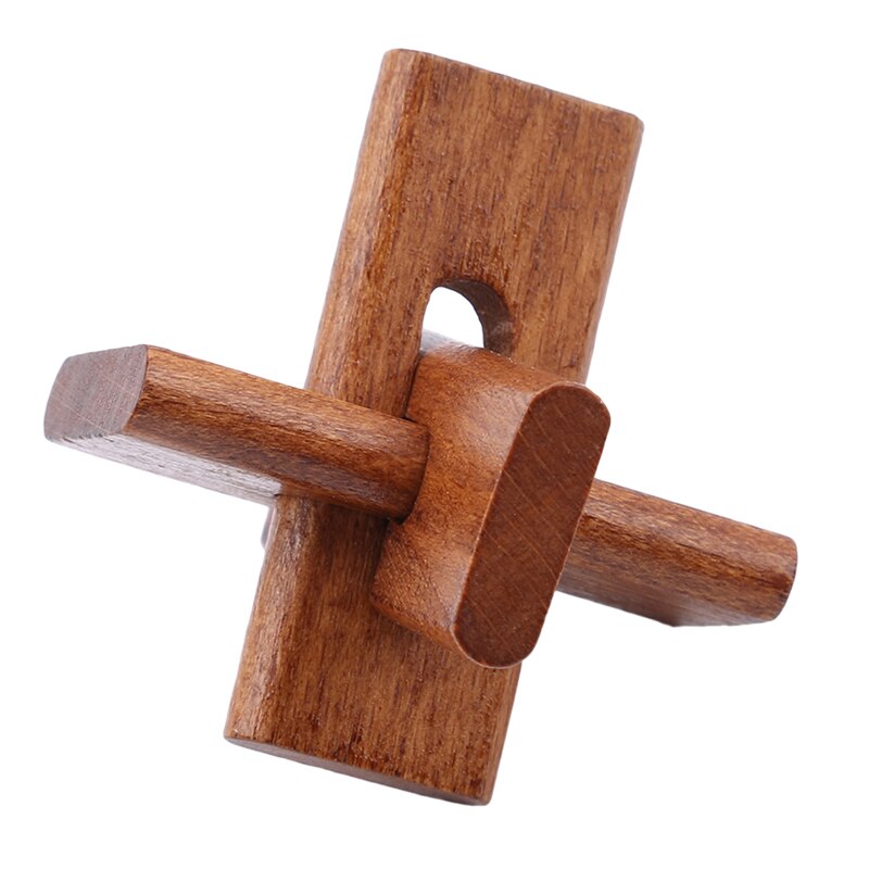 Wooden Brain Teaser Puzzle Set (6 Pieces) by HitMyNeed