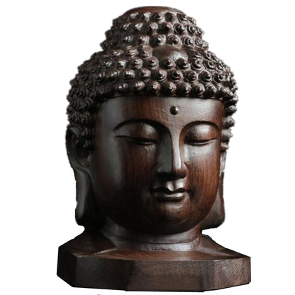 Wooden Buddha Mini Statue Home & Meditation Decor by HitMyNeed