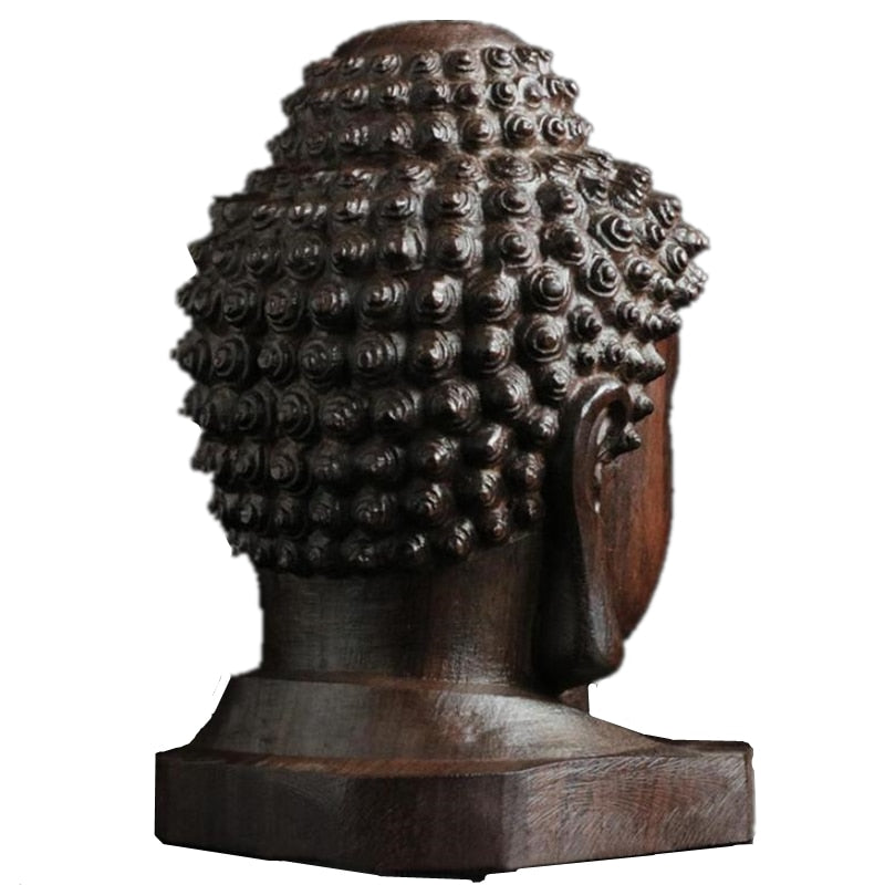 Wooden Buddha Mini Statue Home & Meditation Decor by HitMyNeed