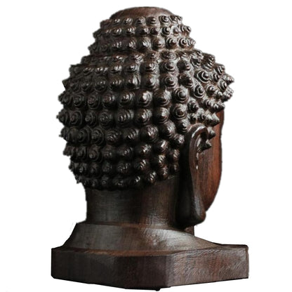Wooden Buddha Mini Statue Home & Meditation Decor by HitMyNeed
