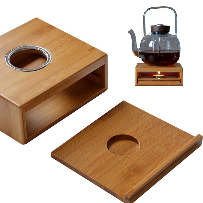 Wooden Candle Tea Warmer with Drawer Design by HitMyNeed