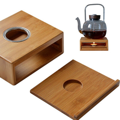 Wooden Candle Tea Warmer with Drawer Design by HitMyNeed