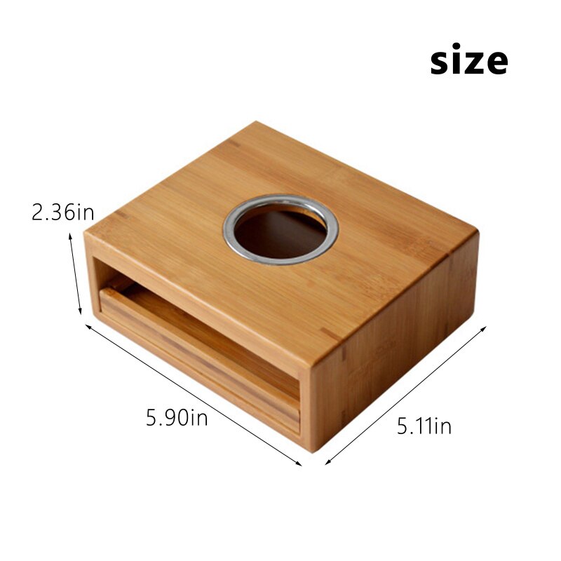 Wooden Candle Tea Warmer with Drawer Design by HitMyNeed