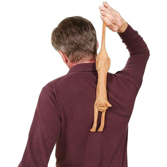 Wooden Cat Back Scratcher with Long Handle by HitMyNeed