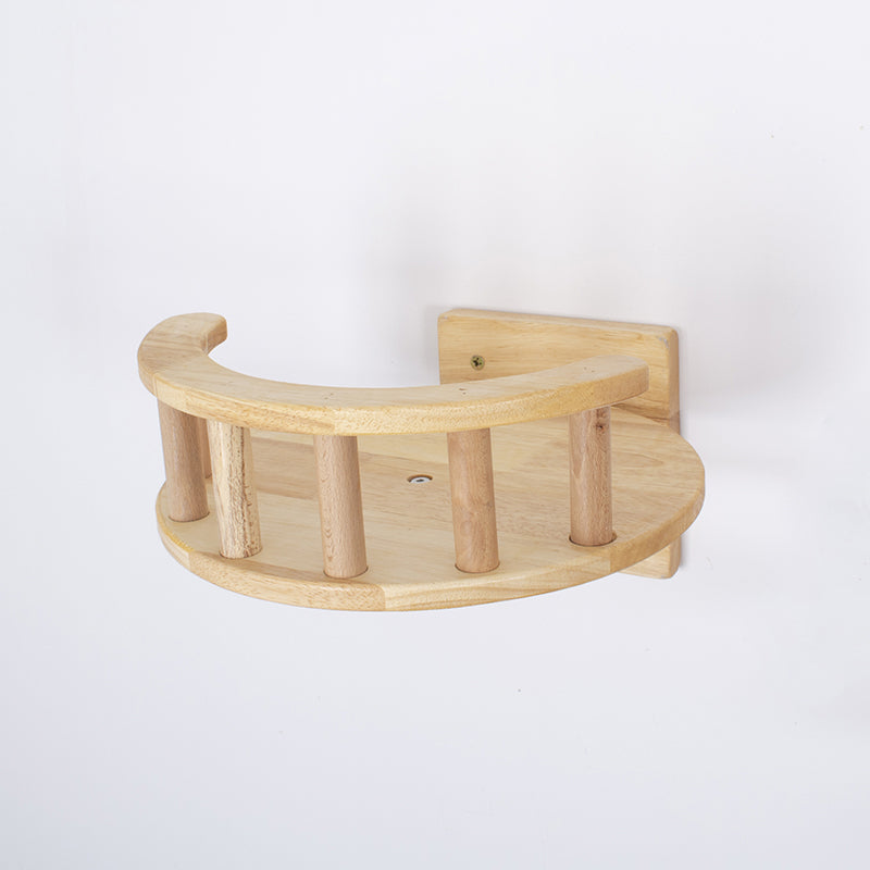 Wooden Cat Wall Tower Shelf for Climbing and Perching by HitMyNeed