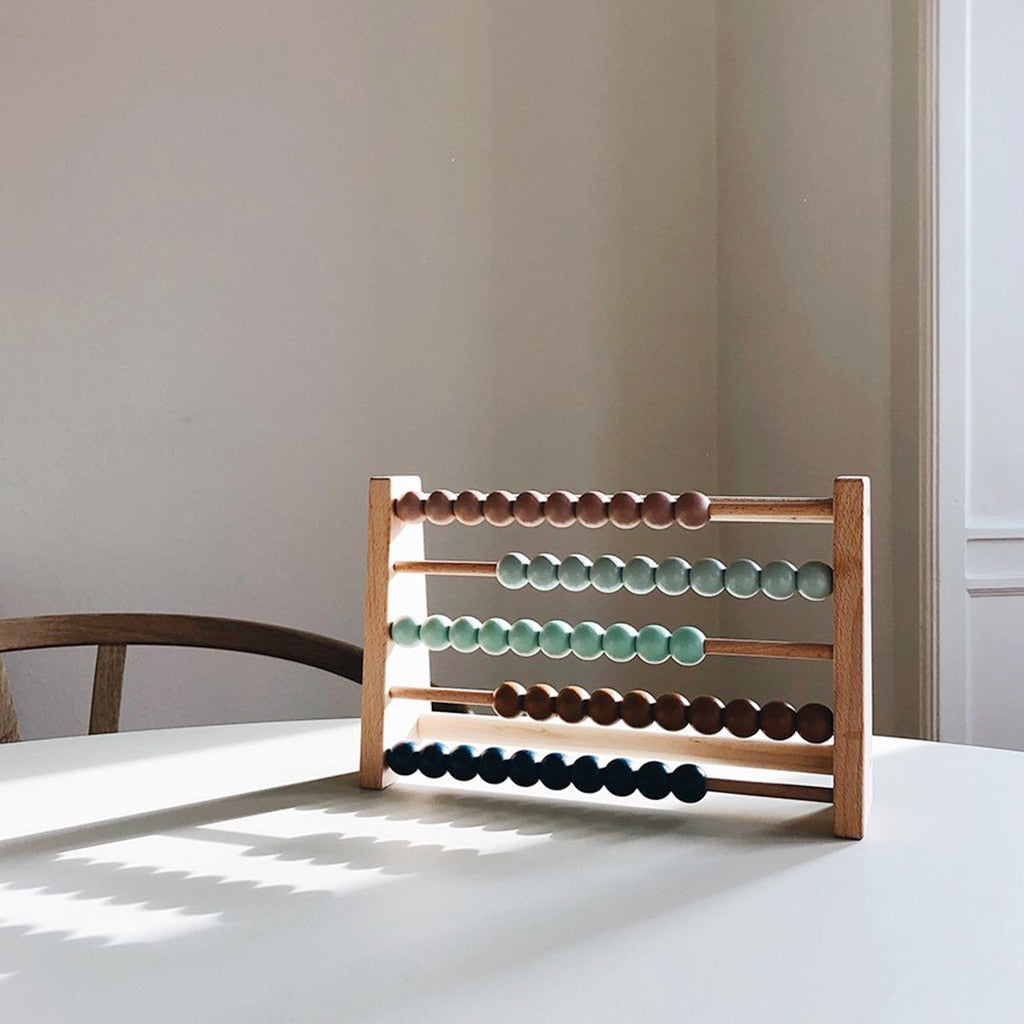 Wooden Children's Abacus Counting Toy by HitMyNeed