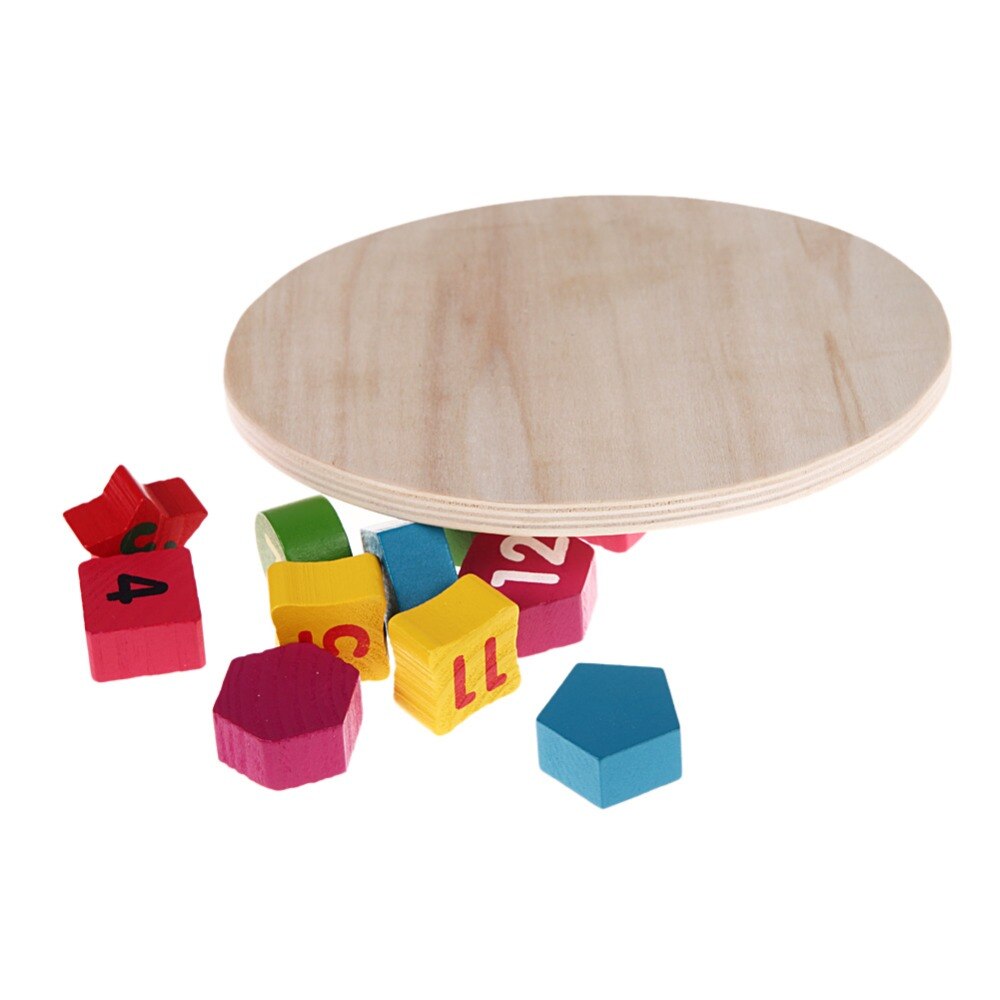 Wooden Clock Toy Number Puzzle for Kids by HitMyNeed