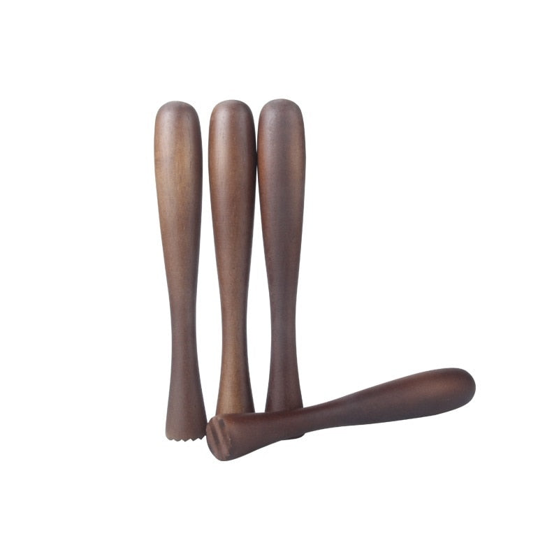 Wooden Cocktail Muddler Bar Tool 19.5cm by HitMyNeed