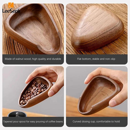 Wooden Coffee Dosing Cup & Spray Bottle Barista Set by HitMyNeed