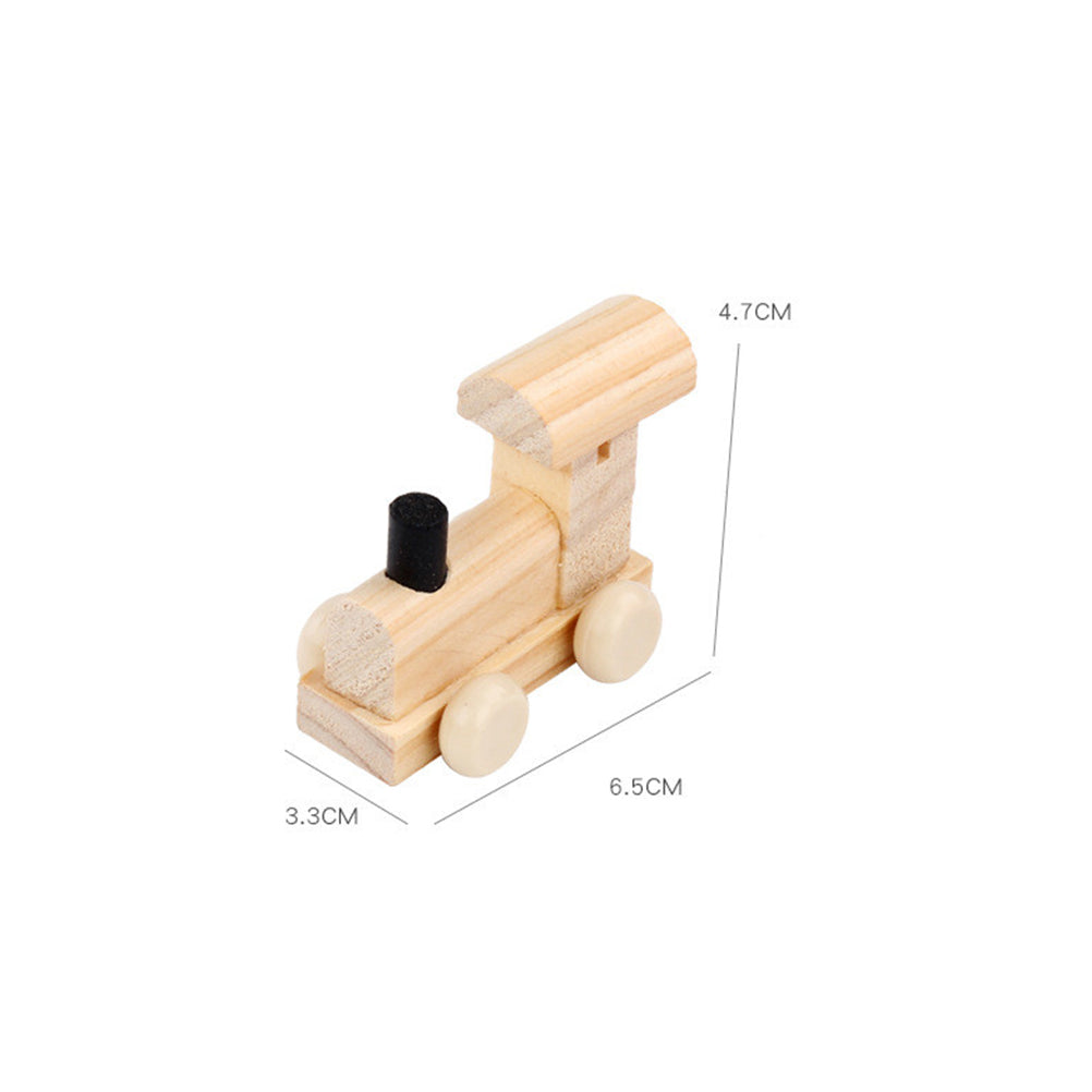 Wooden Colorful ABC Train Puzzle Set by HitMyNeed