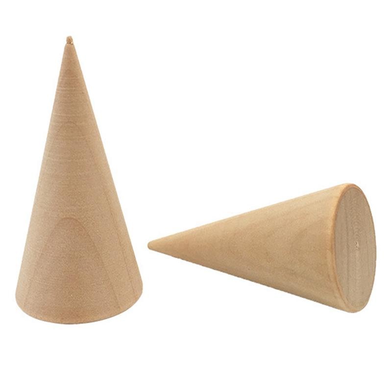 Wooden Cone Ring Holders Jewelry Organizers, 5 Pack by HitMyNeed