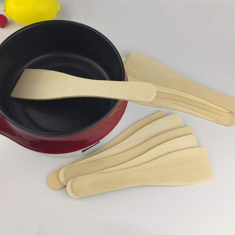 Wooden Cooking Spatulas Set of 6 by HitMyNeed