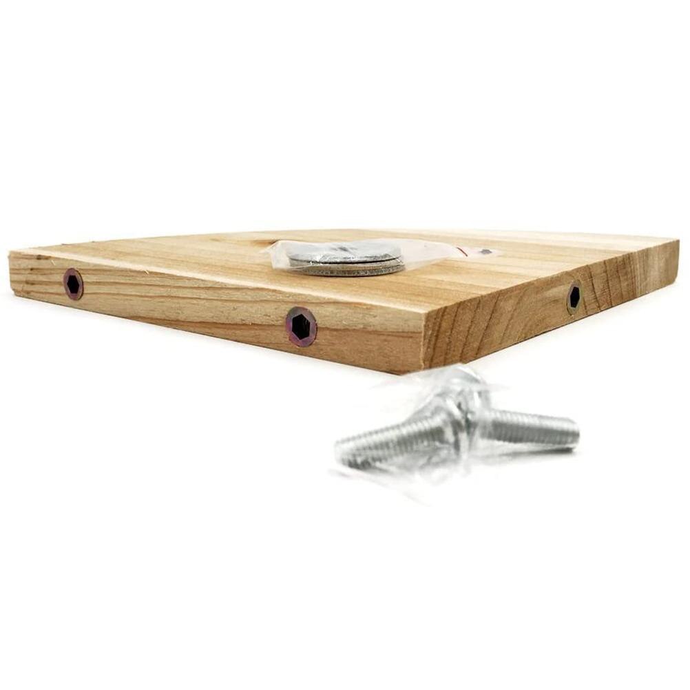 Wooden Corner Flat Perch for Bird Cages by HitMyNeed
