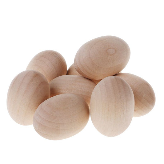 Wooden Craft Egg for DIY and Easter Decorations by HitMyNeed