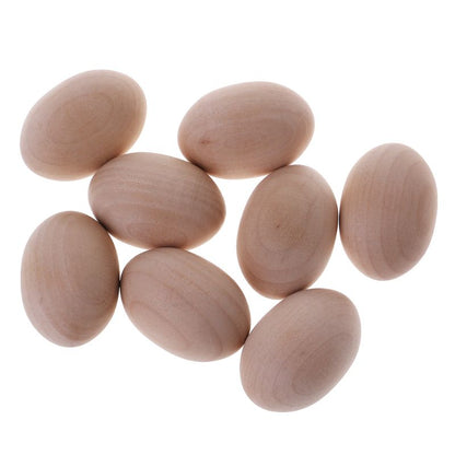 Wooden Craft Egg for DIY and Easter Decorations by HitMyNeed