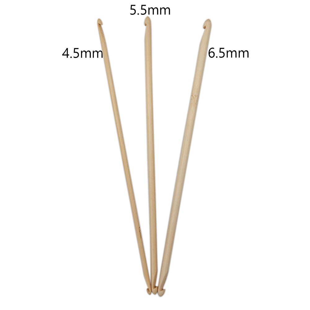Wooden Crochet Hook Set, Double-Ended (4 Sizes) by HitMyNeed