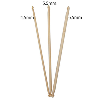 Wooden Crochet Hook Set, Double-Ended (4 Sizes) by HitMyNeed
