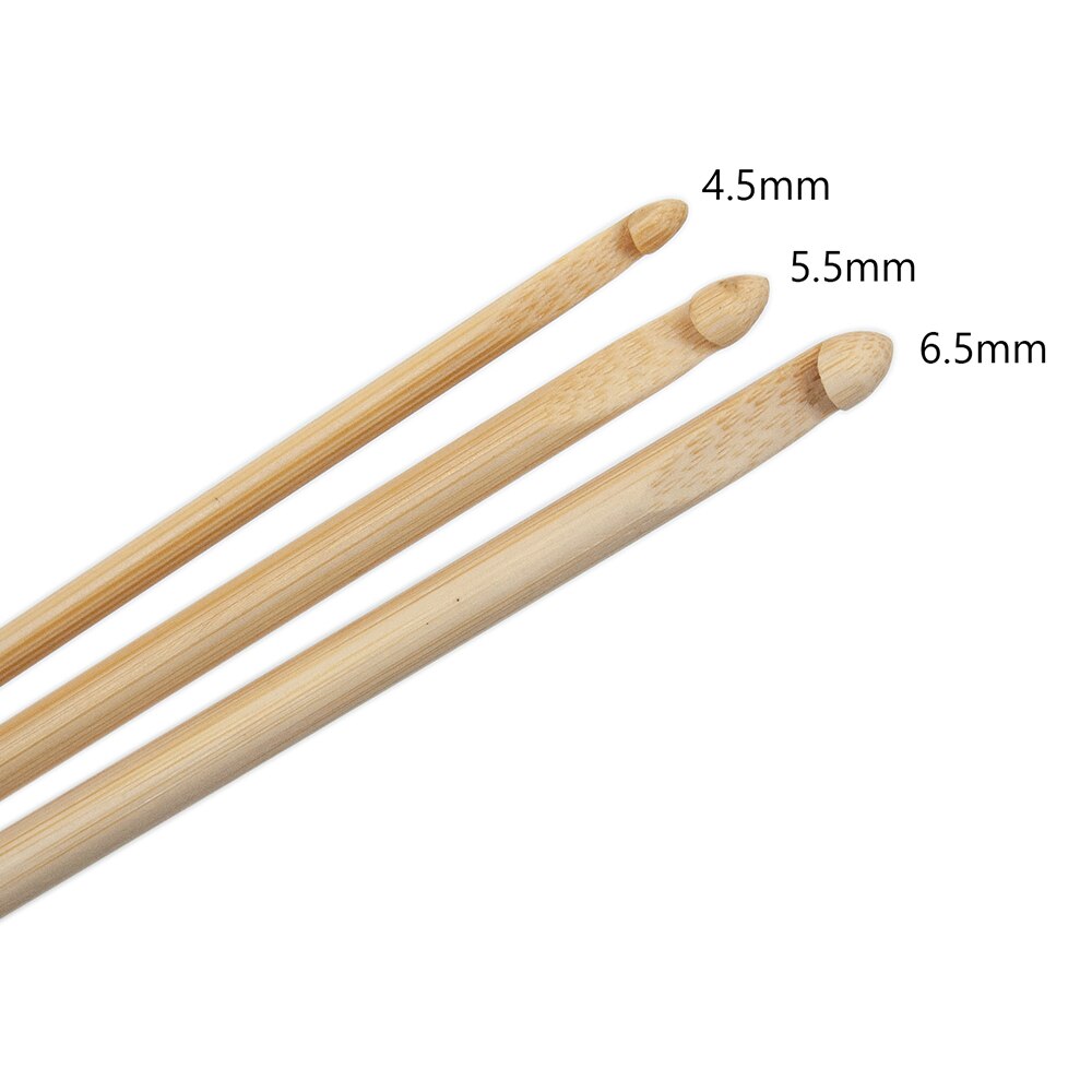 Wooden Crochet Hook Set, Double-Ended (4 Sizes) by HitMyNeed