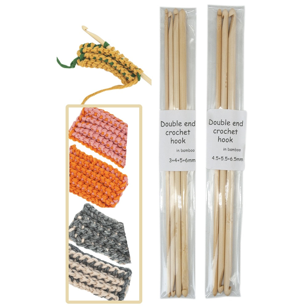 Wooden Crochet Hook Set, Double-Ended (4 Sizes) by HitMyNeed