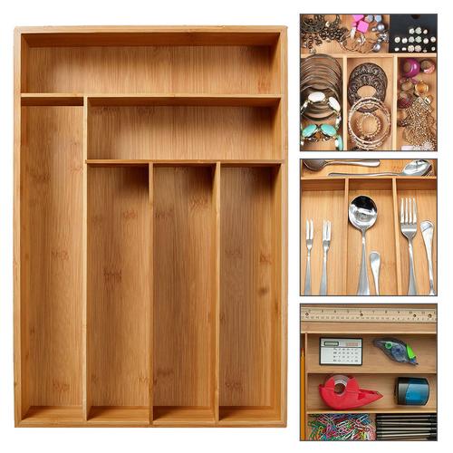 Wooden Cutlery Box Kitchen Drawer Organizer by HitMyNeed