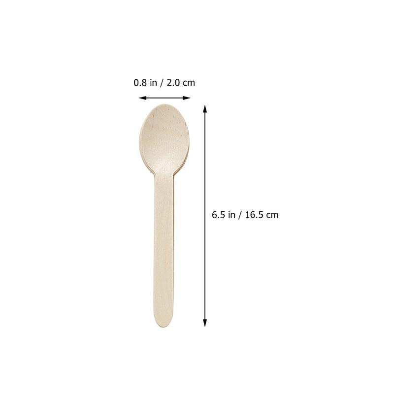 Wooden Disposable Cutlery Set (12pcs) by HitMyNeed