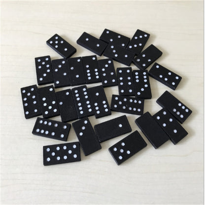 Wooden Dominoes 28-Piece Family Game Set by HitMyNeed