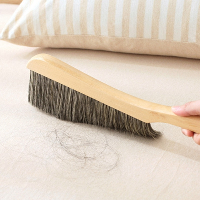 Wooden Dusting Brush with Soft Bristles by HitMyNeed