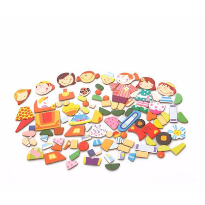 Wooden Educational Activity Kit with Boards & Puzzles by HitMyNeed