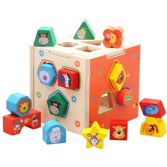 Wooden Educational Baby Shape Sorter Toy by HitMyNeed