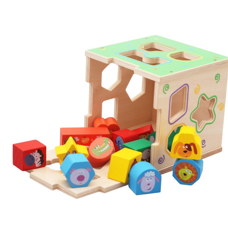 Wooden Educational Baby Shape Sorter Toy by HitMyNeed