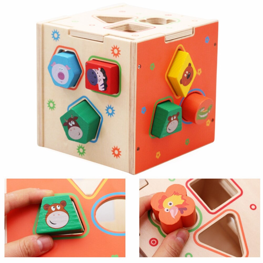 Wooden Educational Baby Shape Sorter Toy by HitMyNeed