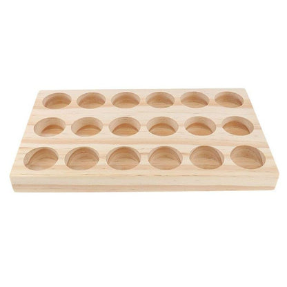 Wooden Essential Oil Tray Holder for 18 Bottles by HitMyNeed