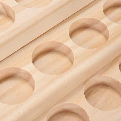 Wooden Essential Oil Tray Holder for 18 Bottles by HitMyNeed