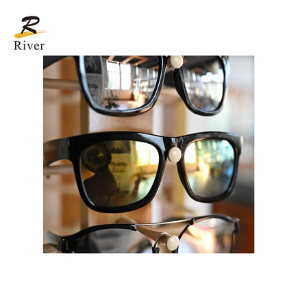 Wooden Floor Eyeglass & Sunglasses Display Rack by HitMyNeed