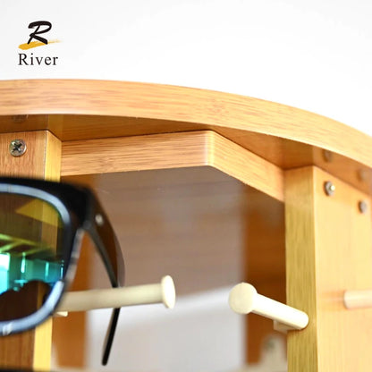 Wooden Floor Eyeglass & Sunglasses Display Rack by HitMyNeed