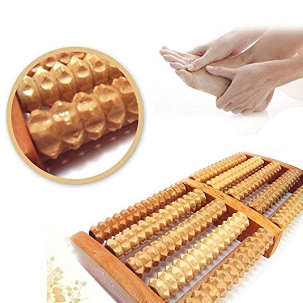 Wooden Foot Massager Roller for Pain Relief by HitMyNeed