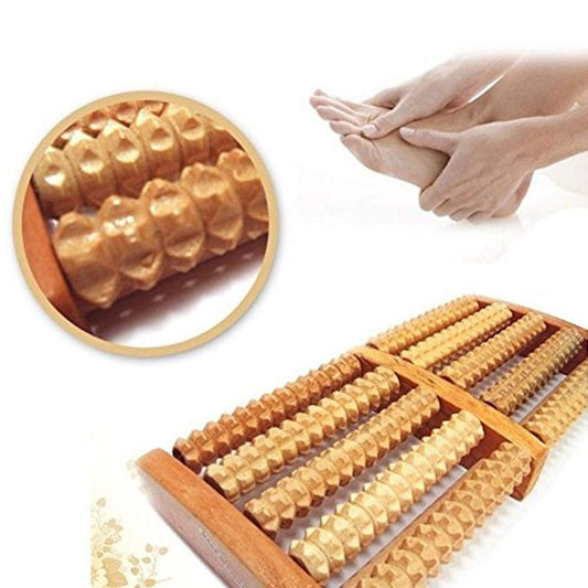 Wooden Foot Massager Roller for Pain Relief by HitMyNeed