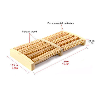 Wooden Foot Massager Roller for Pain Relief by HitMyNeed