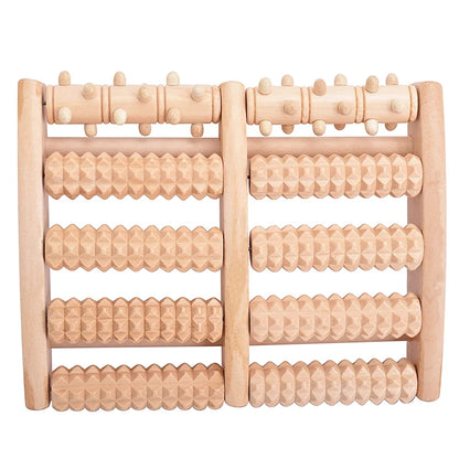 Wooden Foot Roller for Plantar Fasciitis & Neuropathy by HitMyNeed