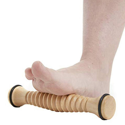 Wooden Foot Roller for Plantar Fasciitis Relief by HitMyNeed