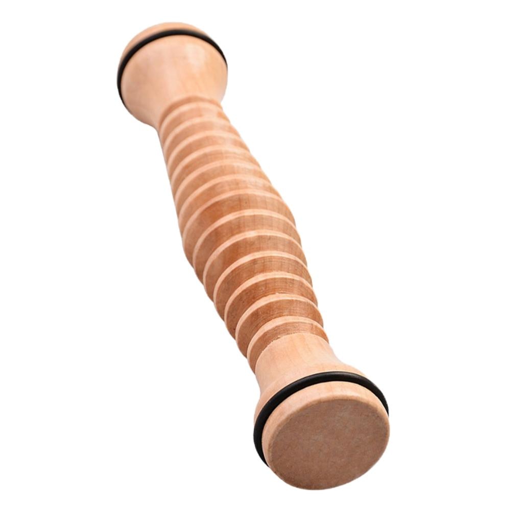 Wooden Foot Roller Massager for Plantar Fasciitis Relief by HitMyNeed