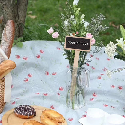 Wooden Garden Plant Markers with Chalkboard Label by HitMyNeed