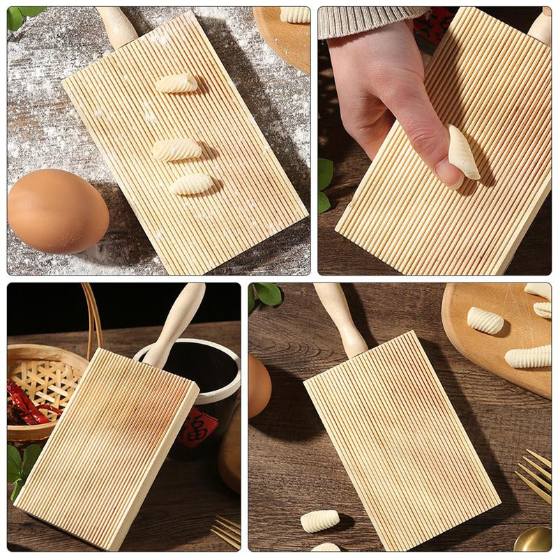 Wooden Garganelli Pasta Board with Handle by HitMyNeed