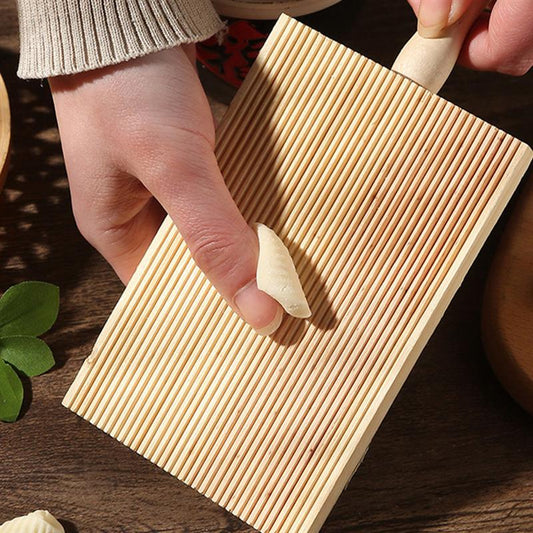 Wooden Gnocchi Roller Board with Handle by HitMyNeed