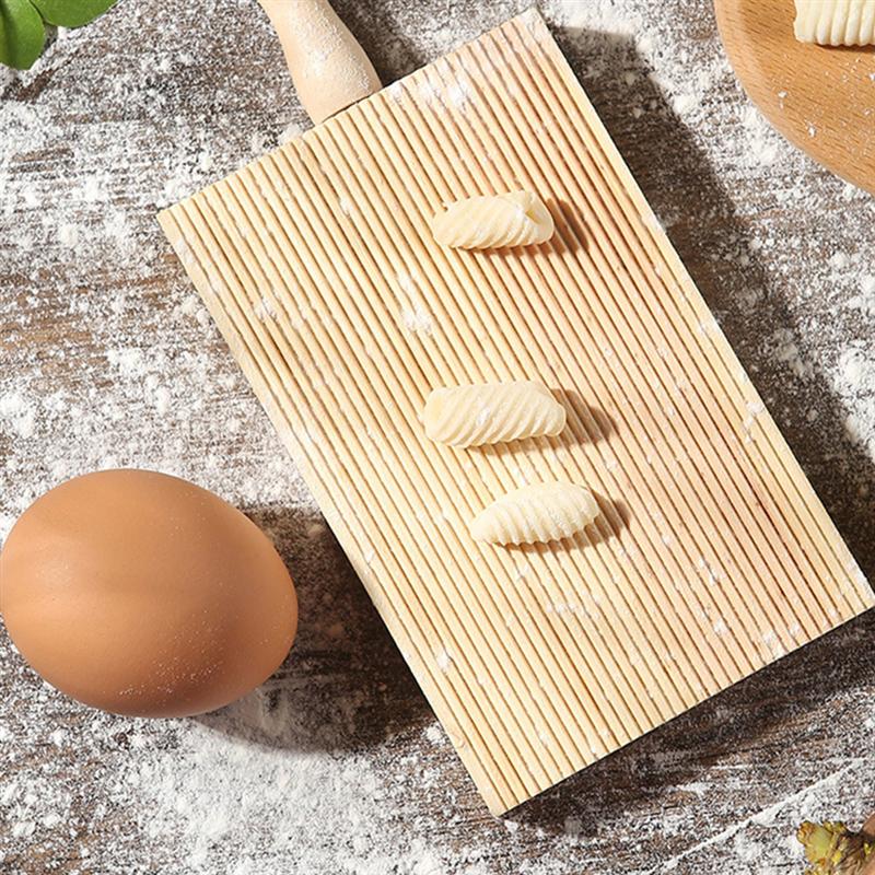 Wooden Gnocchi Roller Board with Handle by HitMyNeed