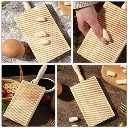 Wooden Gnocchi Roller Board with Handle by HitMyNeed