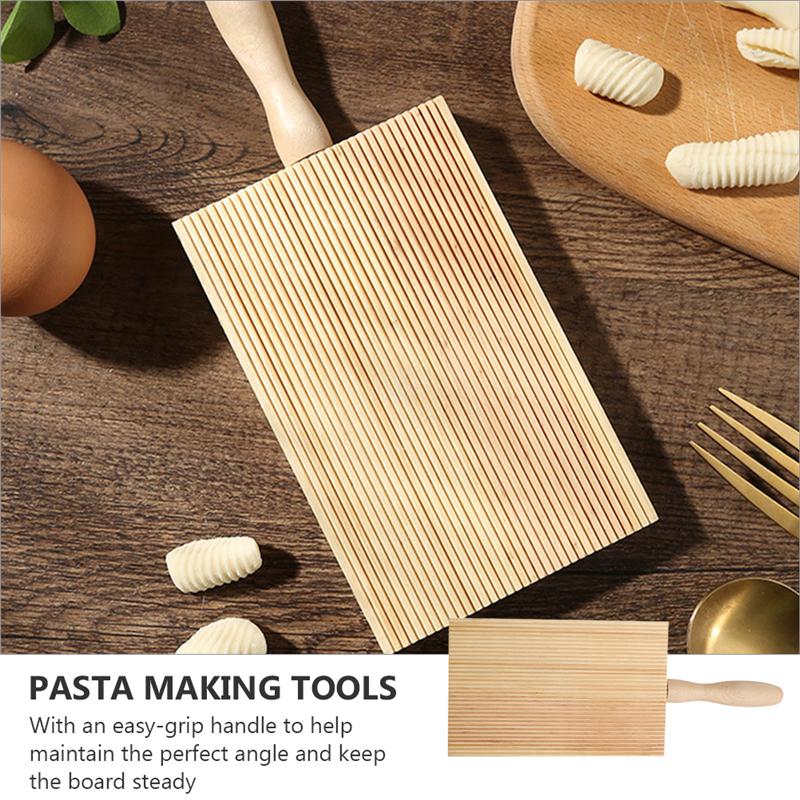 Wooden Gnocchi Roller Board with Handle by HitMyNeed