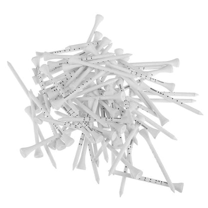 Wooden Golf Tees 83mm - Pack of 80 by HitMyNeed