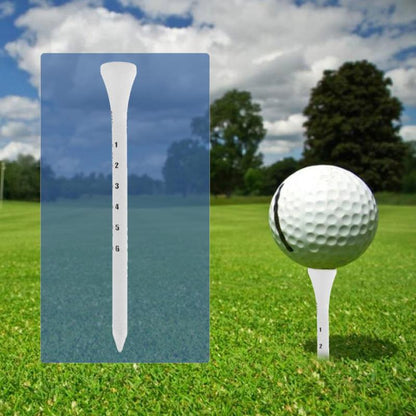 Wooden Golf Tees 83mm - Pack of 80 by HitMyNeed